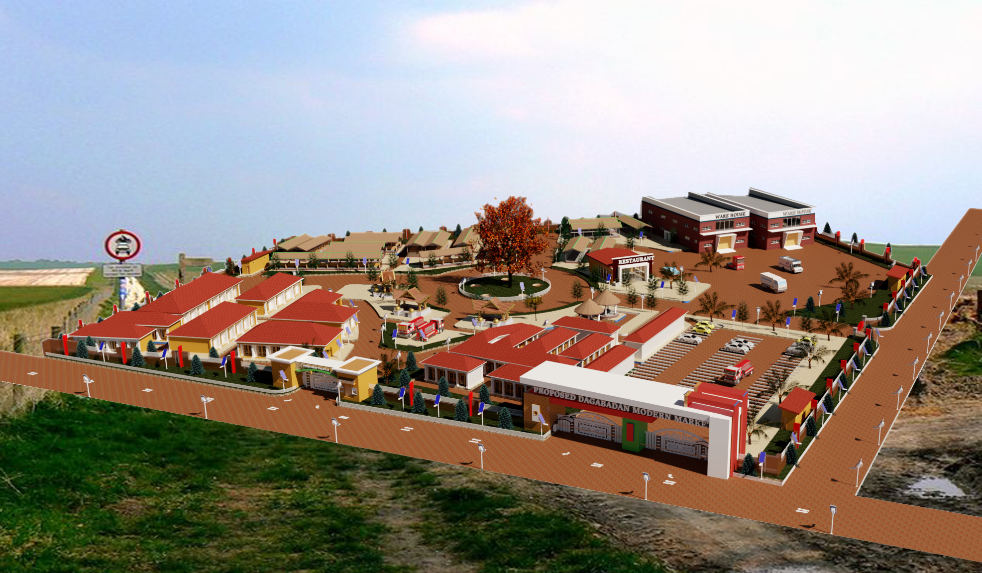 Proposed Dagabadan Modern Market